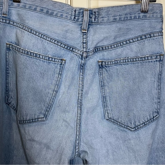 REVOLVE Agolde Criss Cross Upsized Straight Leg Button Fly Jeans Women's Size 30 - Picture 8 of 9